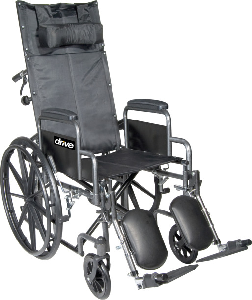Drive Silver Sport Full-Reclining Wheelchair Drive Silver Sport Full-Reclining