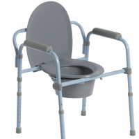 Folding Steel Commode thumbnail Folding Steel Commode thumbnail